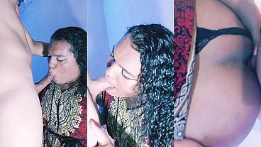Novinho fazendo tempo que não comia um cuzinho