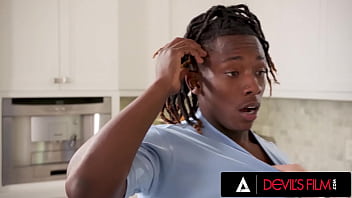 DEVILS FILM - Naughty Stepmom Wants Her Stepson&#039_s Black Cock Deep In Her Mouth And Wet Pussy