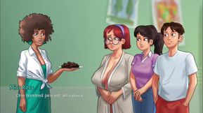 Barbara's erotic art lessons - summer time saga