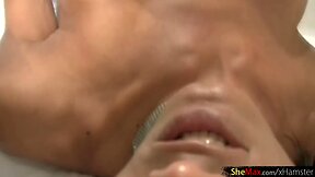 Black shemale beauty gets sucked and fucks studs tight ass