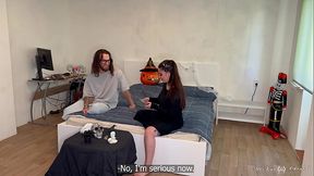 Busty Gothic Witch Had Anal Sex With Nerdy Virgin on Halloween