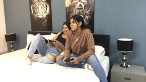 I compete with my girlfriend playing and the one who loses gets