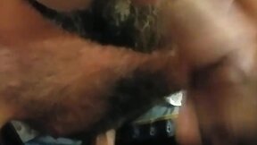 Hotel room hookup: taking his hot load and playing with cum on amateur sfverscumboys face