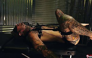 Stud Andrew Delta buttfucks a submissive Ryan Sebastian