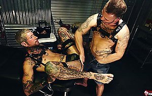 Stud Andrew Delta buttfucks a submissive Ryan Sebastian