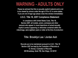 Stranger Brooklyn Lee fucking in the couch with her tattoos