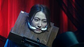 Japanese Woman And Two Men Cleave Gagged