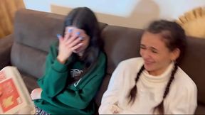 two beauties really want to be fucked well so they came to visit us