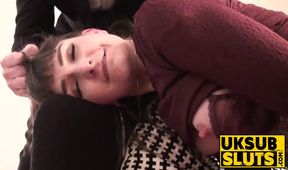 Adreena Winters gets toy stuffed and fucked by a dominant British lover
