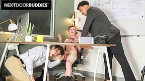 NDB - Hunk Employess Caught By BBC Boss n' FUCKED