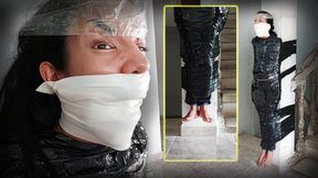 The Levitating Mummy – Mummified Maria Suspended, Gagged, Wrapped, and Left Hanging (low res mp4)