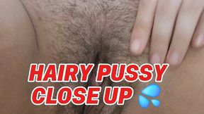 Hairy Pussy close up