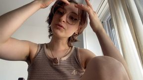 Hot latina with an accent, making you worship her hairy armpits and humiliating you for it!