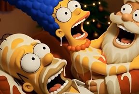 Santa's Secret Visit to Marge: Christmas Butt