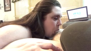 Wife keeps sucking after I cum in her mouth