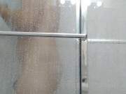 Shower Fun with G Spot Stimulation, Masturbation and Throbbing Cumshot