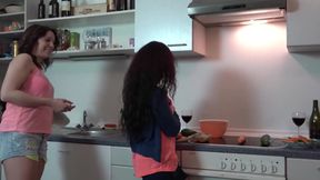 Lesbian Babes From France Playing with Big Toy