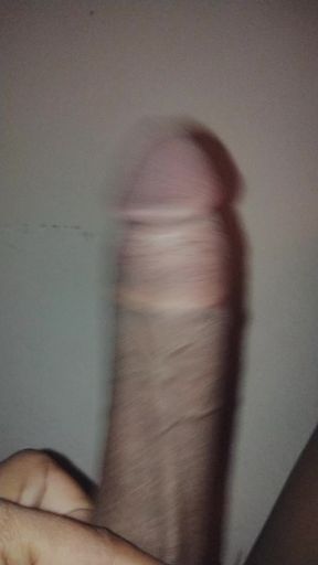 Very hardcore masturbation by very big hot dick. It is quite enjoying but painful when no one with you to suck your dick.