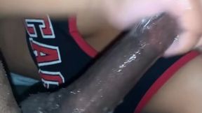 Rapper gets his HARD DICK slobbed throated STROKED ????????‍????