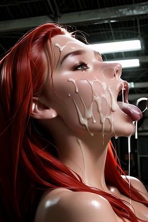 Black Widow&#039;s Fuck and Facialized - Ai-generated