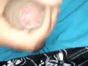 Quick jacking off session