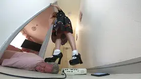 Danielle Halloween Dress Projector Crush & Head Trample Shoes FLOOR CAM