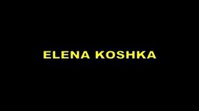 elena koshka swallows cum after cowgirl and doggy
