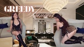 Greedy Princess - Findom JOI Shiny Boots Fetish Ass Tits Worship