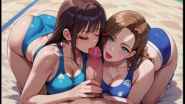 Hornyvanstevie AI - Beach Volleyball Anime