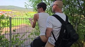 Bareback Fuck Marathon with My Gay Bitch - 6 Loads of Cum Deep in His Ass, Part 4 - Hot Outdoor Fuck