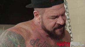 NASTYDADDY - Rocco Steele fucked and cum filled wild hunk