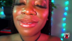 big booty kaiya rose show off her dick sucking lips pov