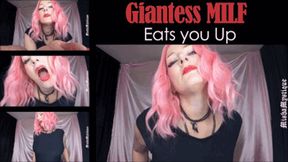 Giantess Milf Eats you Up - mp4 version