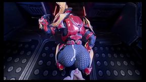 Female Sangheili fucks man
