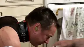 Submissive slave accepts messy delight in punishing bdsm session