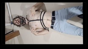 Punished with Hard Kicks to the Balls - White Man Ballbusted by Asian Femdom Queen