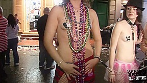View from our Mardi Gras Balcony - SpringBreakLife