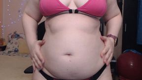 My belly rolls be rolling