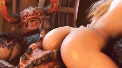 Watch this rough animated monster porn with busty babes getting their tight holes drilled and creamed