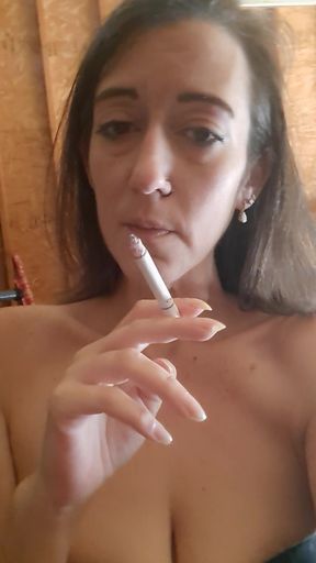 Smoking Sexy MILF Mistress