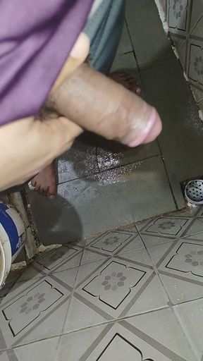 Penis mastrubation bathroom