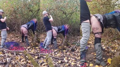 Guy fucks the hot milf he found lost in the woods
