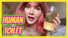 Step-Mommy Pisses in Glass Human Toilet