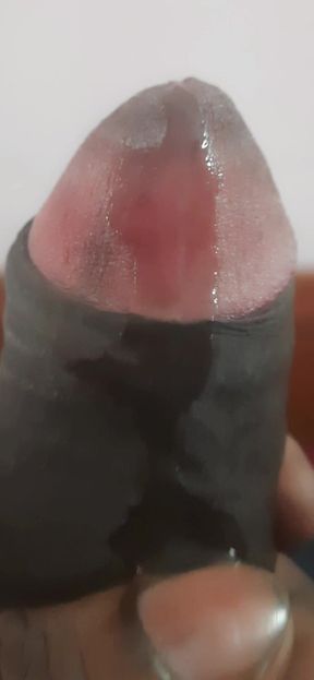 A Person Is Enjoying Some Private Time in His Bedroom.