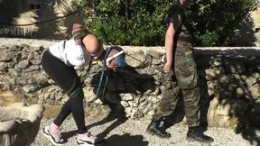 Maya Homerton - Cruel Predicament Bondage Walk Training Lesson in a Public Park - Full Clip mp4 SD