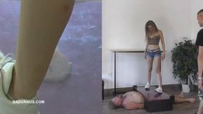 Bonnie and boyfriend love each other on the slave's balls PP mp4