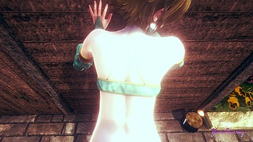 Zelda Yaoi Femboy - Link POV Fucked Against the wall - Japanese Asian Manga anime game porn sissy gay