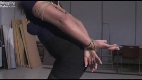 Kayla on a String Bound &amp; Cleavegagged