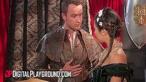 Van Wylde Arrives To The Castle With His Knight And Asks To Be Alone With His Queen Eva Lovia