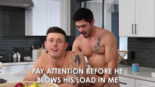 WILD GAME Hesitant Hunk DEREK KAGE Seals Deal in MIKE MONROE's Hairy Hole